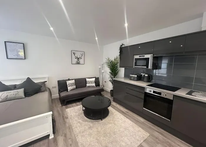 Harrystoke 1 Bedroom Studio, Free Parking & Garden Apartament